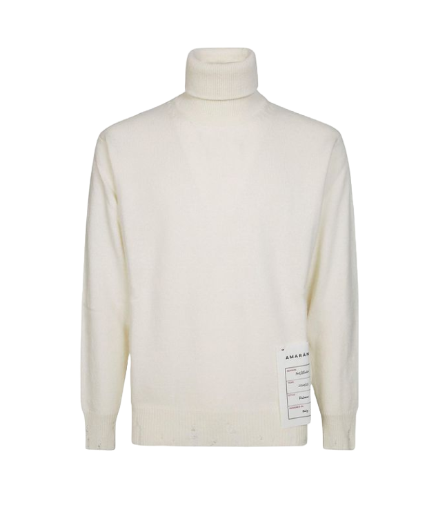 Maglia lana collo alto lana B9S0017S Amaranto