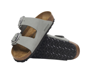 Birkenstock Arizona Big Buckle Pelle Nubuck Pure Sage Donna