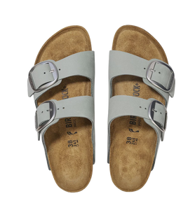 Birkenstock Arizona Big Buckle Pelle Nubuck Pure Sage Donna