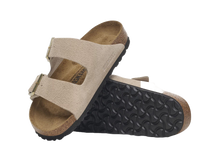 Carica l&#39;immagine nel visualizzatore di Gallery, Birkenstock Arizona Pelle scamosciata Sandcastle Donna
