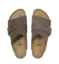 Carica l&#39;immagine nel visualizzatore di Gallery, Birkenstock Kyoto Nubuck/Pelle scamosciata Concrete Gray Uomo
