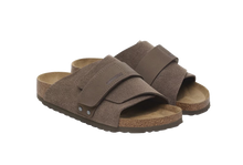 Carica l&#39;immagine nel visualizzatore di Gallery, Birkenstock Kyoto Nubuck/Pelle scamosciata Concrete Gray Uomo
