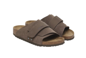 Birkenstock Kyoto Nubuck/Pelle scamosciata Concrete Gray Uomo