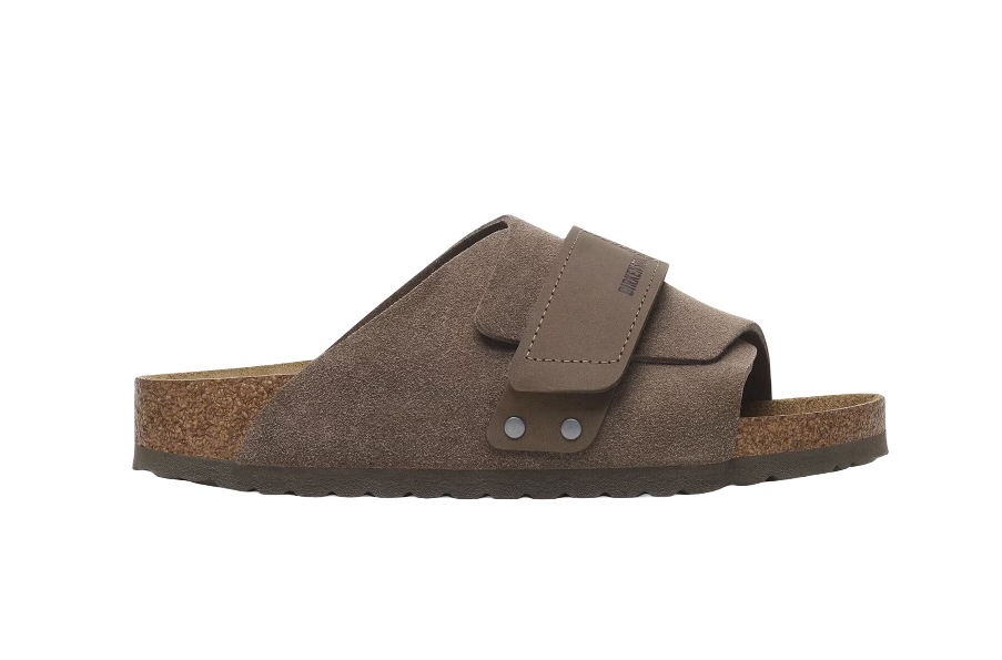 Birkenstock Kyoto Nubuck/Pelle scamosciata Concrete Gray Uomo