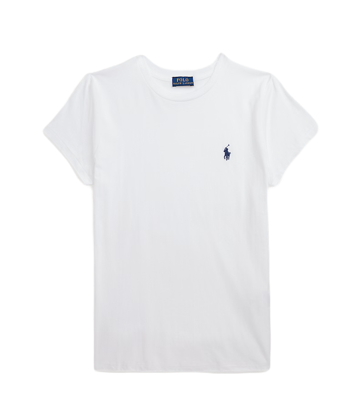 Maglietta girocollo in jersey di cotone 211898698005 Polo Ralph Lauren