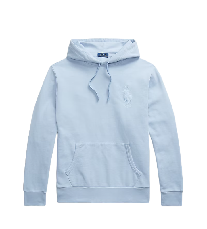 Felpa con cappuccio Big Pony in loopback 710936510008 Polo Ralph Lauren