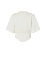 Carica l&#39;immagine nel visualizzatore di Gallery, TI SENTO T-SHIRT BIANCO PINKO
