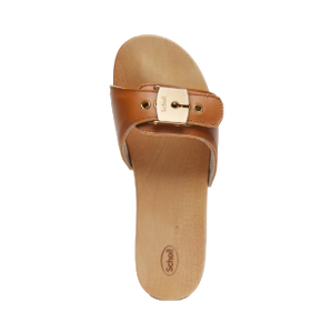 Mules Cognac pescura heel sr Scholl