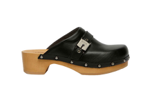 Carica l&#39;immagine nel visualizzatore di Gallery, Mules Black/Honey pescura clog 50 Scholl
