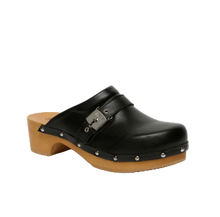 Carica l&#39;immagine nel visualizzatore di Gallery, Mules Black/Honey pescura clog 50 Scholl
