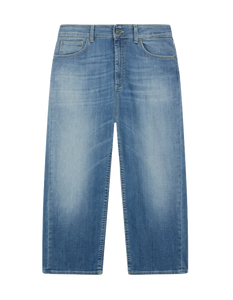 Jeans Tami wide leg in denim stretch Don Dup