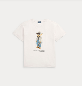 T-shirt Polo Bear in jersey di cotone 211941187001 Polo Ralph Lauren