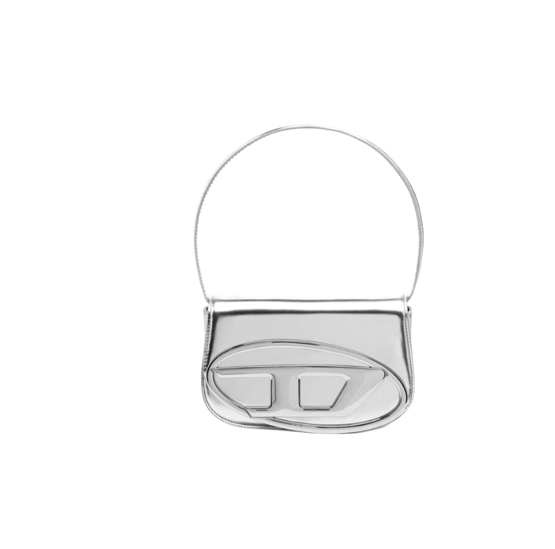 1DR-Iconica borsa a spalla in pelle specchiata