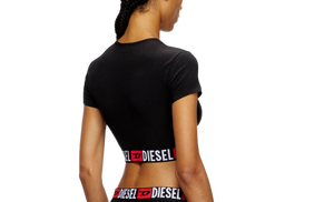 Irma-d-core Crop top con fascia logo Diesel
