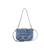 Carica l&#39;immagine nel visualizzatore di Gallery, 1DR Twin-Borsa a due scomparti in denim solarizzato
