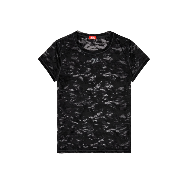 Kasia-utlt T-shirt in pizzo Diesel