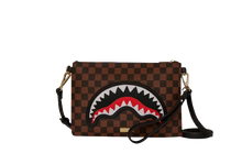 Carica l&#39;immagine nel visualizzatore di Gallery, SAWTOOTH SHARKS IN PARIS CROSSOVER CLUTCH
