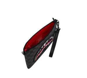 DRIPPING SHARKS IN PARIS CROSSOVER CLUTCH