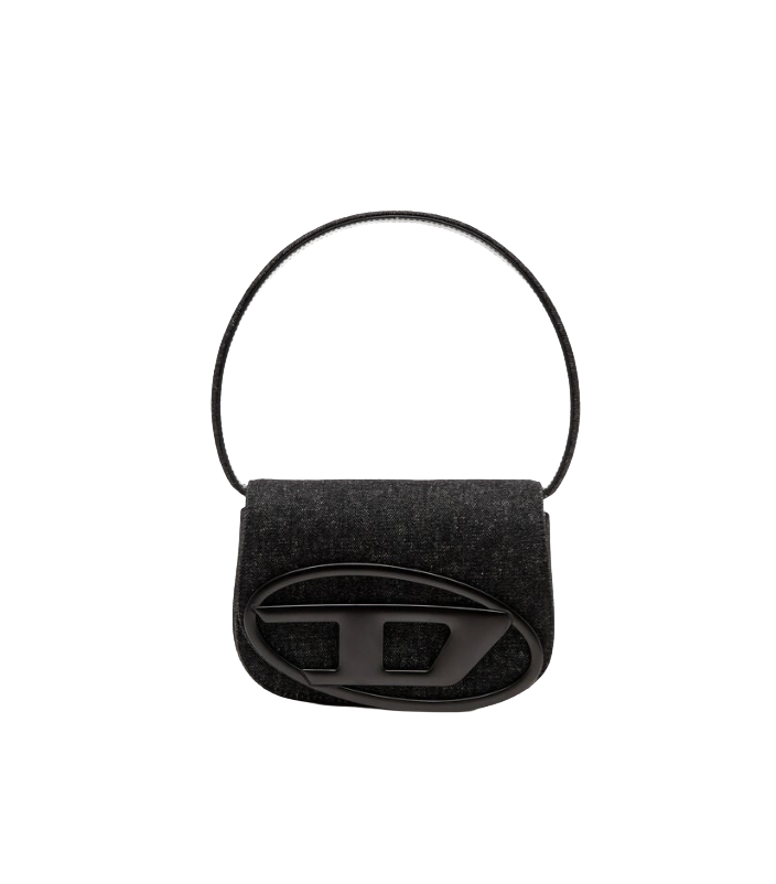 1DR-Iconica borsa a spalla in denim lavato