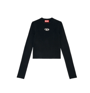 M-valari maglia a coste Nero Diesel