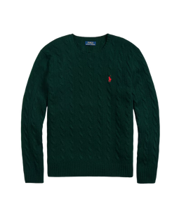 Maglia in lana e cashmere a trecce Verdone Uomo Polo Ralph Lauren