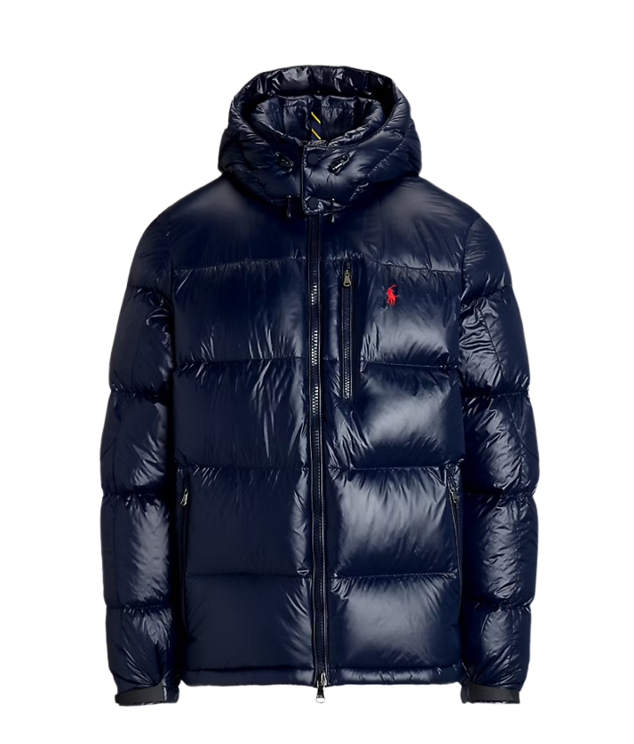 Il piumino Gorham lucido Blu Uomo Polo Ralph Lauren