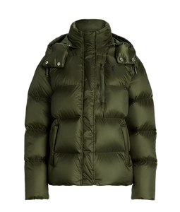Piumino trapuntato idrorepellente Verde Donna Polo Ralph Lauren