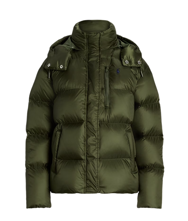 Piumino trapuntato idrorepellente Verde Donna Polo Ralph Lauren