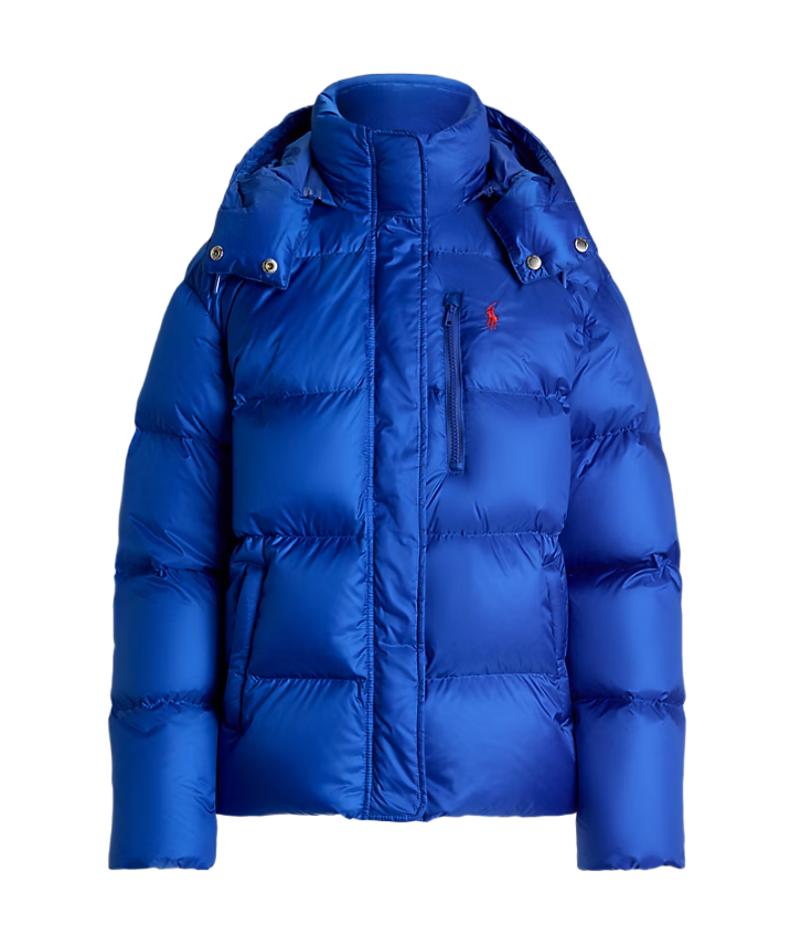 Piumino trapuntato idrorepellente Blu Iris Donna Polo Ralph Lauren