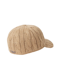 Carica l&#39;immagine nel visualizzatore di Gallery, Cappellino da baseball in cotone Cammello Polo Ralph Lauren
