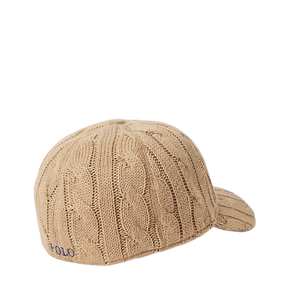 Cappellino da baseball in cotone Cammello Polo Ralph Lauren
