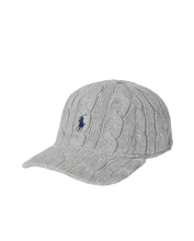 Carica l&#39;immagine nel visualizzatore di Gallery, Cappellino da baseball in cotone Grigio Polo Ralph Lauren
