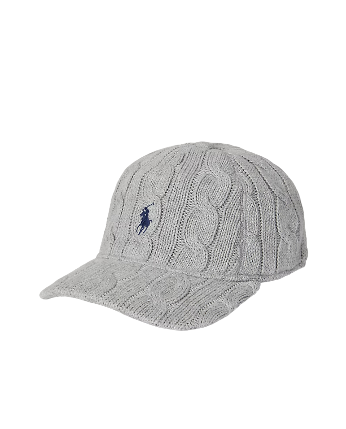 Cappellino da baseball in cotone Grigio Polo Ralph Lauren