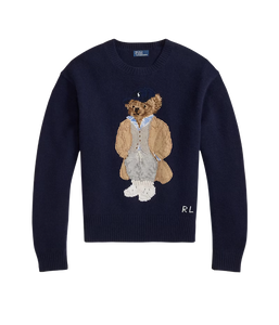 Maglia Polo Bear in lana e cashmere Donna Polo Ralph Lauren