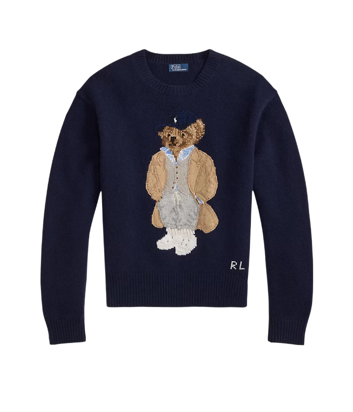 Maglia Polo Bear in lana e cashmere Donna Polo Ralph Lauren