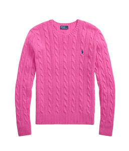 Girocollo in lana e cashmere a trecce Donna Polo Ralph Lauren