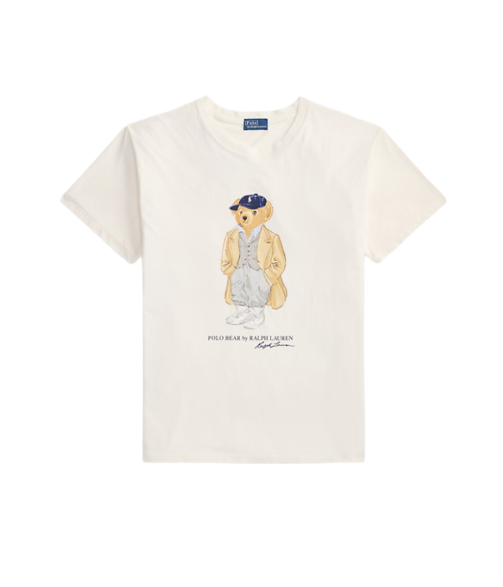 Maglietta Polo Bear in jersey di cotone Donna Polo Ralph Lauren