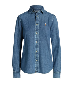 Camicia in denim Slim-Fit Donna Polo Ralph Lauren