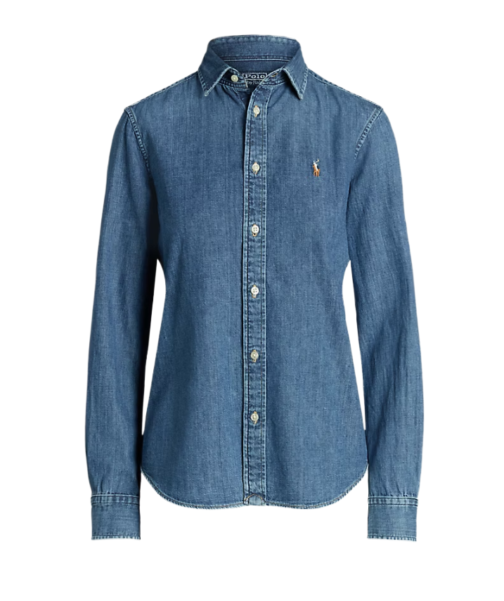 Camicia in denim Slim-Fit Donna Polo Ralph Lauren