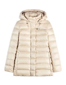 Piumino Lungo in Nylon Donna NAW36513160ICIB204 Fay