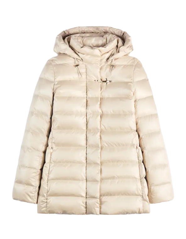 Piumino Lungo in Nylon Donna NAW36513160ICIB204 Fay