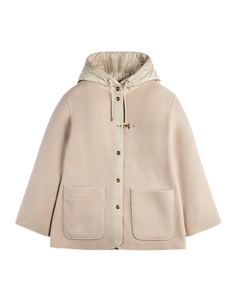 Caban Bimateriale in Lana e Cashmere Donna NAW13513180ZYCC205 Fay