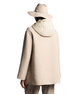 Caban Bimateriale in Lana e Cashmere Donna NAW13513180ZYCC205 Fay