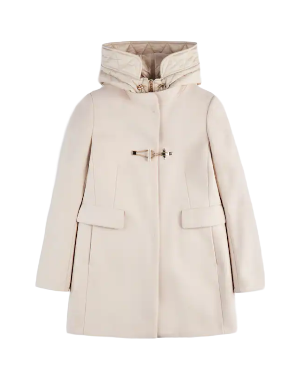 Toggle Coat in Panno di Lana Mélange Donna NAW59513430XMYC002 Fay