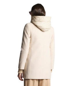 Toggle Coat in Panno di Lana Mélange Donna NAW59513430XMYC002 Fay