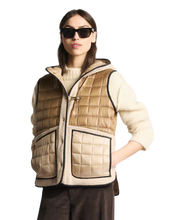 Carica l&#39;immagine nel visualizzatore di Gallery, Gilet in Tessuto Tecnico a Quadri Donna NAW20514040XOS310U Fay
