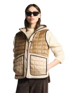 Gilet in Tessuto Tecnico a Quadri Donna NAW20514040XOS310U Fay