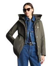 Carica l&#39;immagine nel visualizzatore di Gallery, Toggle Coat in Gabardine Tecnico Donna NAW59513830ZXEV805 Fay
