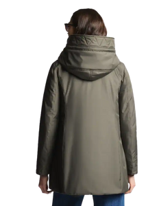 Toggle Coat in Gabardine Tecnico Donna NAW59513830ZXEV805 Fay