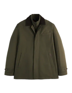 Morning Raincoat Corto in Faille di Cotone e Nylon Uomo NAM13510100XLZV805 Fay